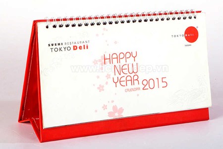 Table calendar printing