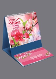 Table calendar printing