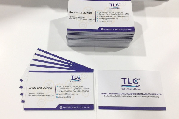 Card visit printing