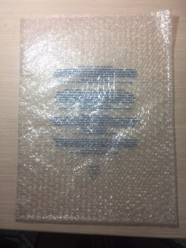 Printed air bubble film bag