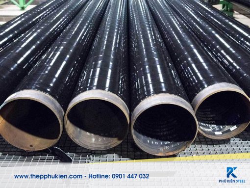 3PE anticorrosion coated steel pipes