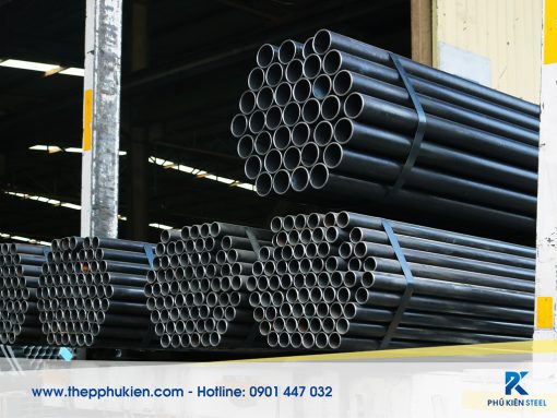 Black welded steel pipes (ASTM A53, TCVN 3783, JIS G3466, BS 1387 Standard)