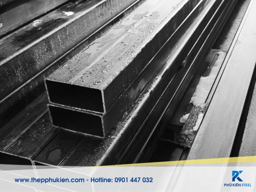 Black rectangular hollow sections