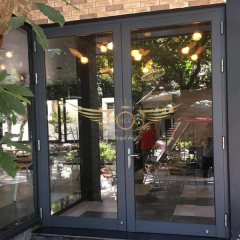 Revolving aluminum door