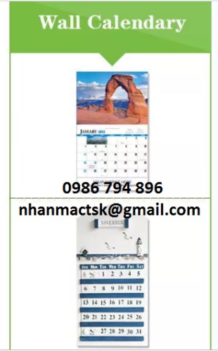 Wall calendar