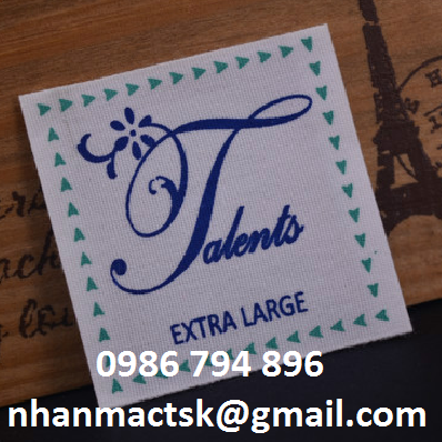 Woven label