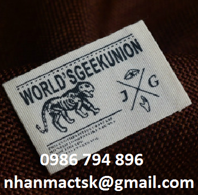 Woven label