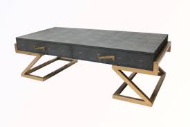 Stingray leather table