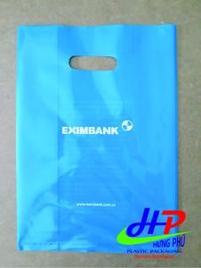 In túi PE xanh Eximbank