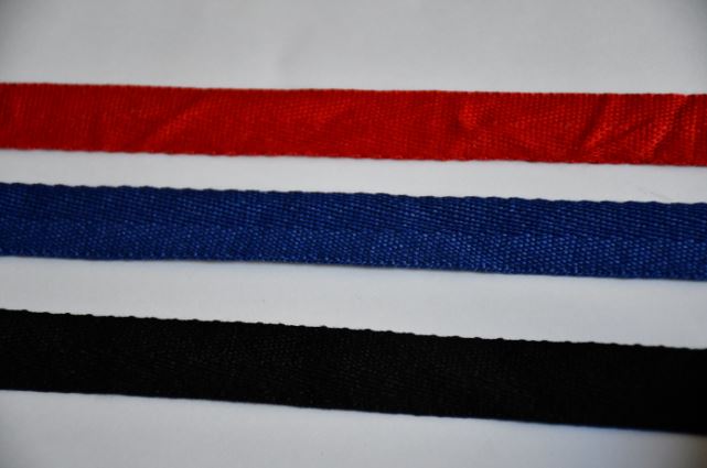 Herringbone flat cotton strap