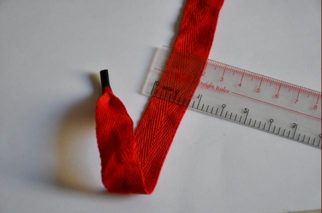Herringbone flat cotton strap
