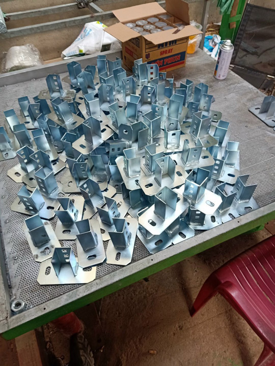 Zinc plating processing