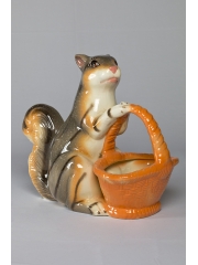 Ceramic squirrels