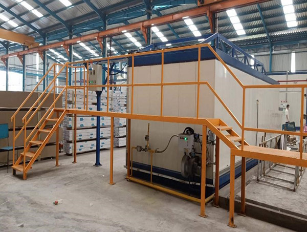 Powder coating line