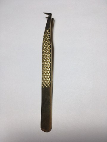 Eyelash extension tweezers