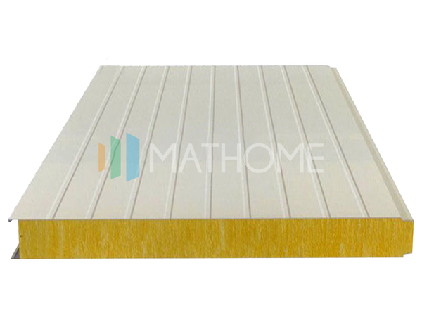 Glasswool panel
