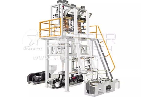 Blown film machine