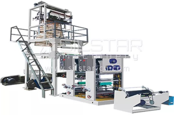 Blown film machine