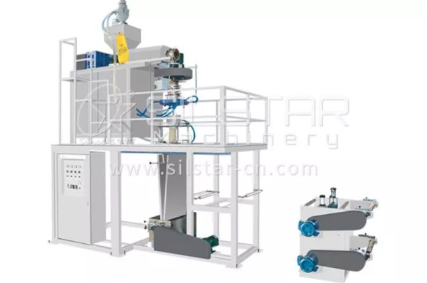 Blown film machine