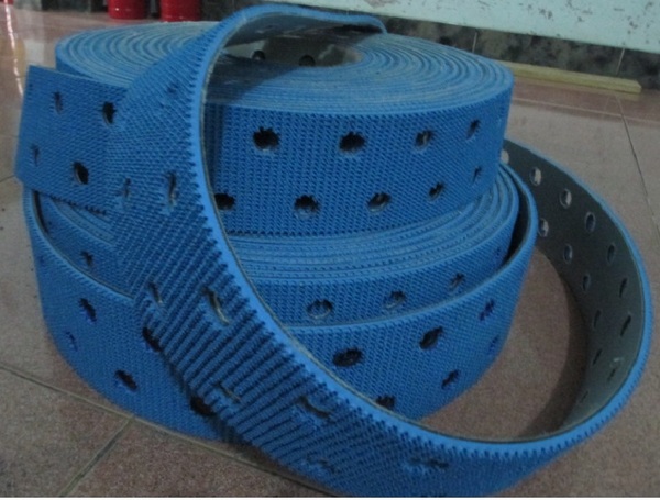 Perforated conveyor belt