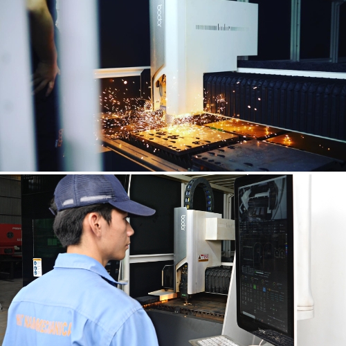 Sheet laser cutting