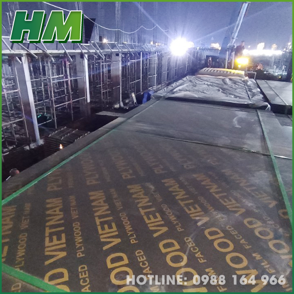 Film faced formwork plywood for construction