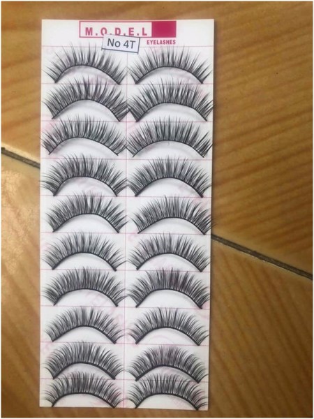 Bridal eyelashes