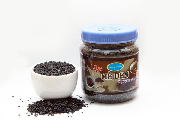 Pure black sesame powder