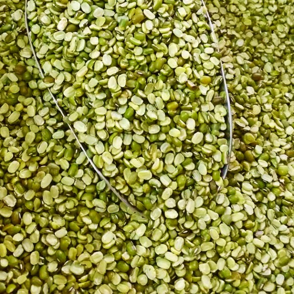 Split green beans with skin