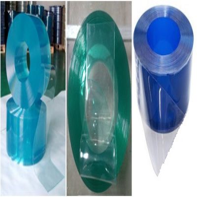 Anti-static plastic curtain