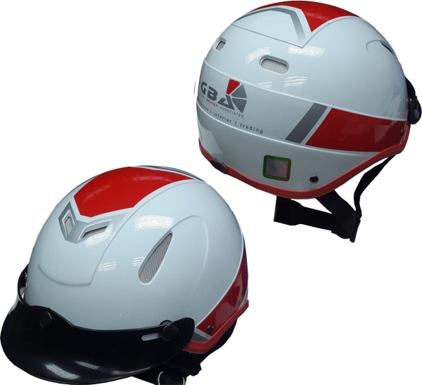 Advertising logo printed helmets