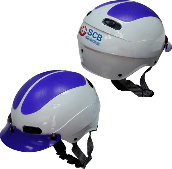 Advertising logo printed helmets