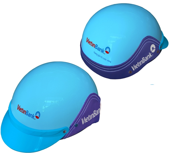 Advertising logo printed helmets