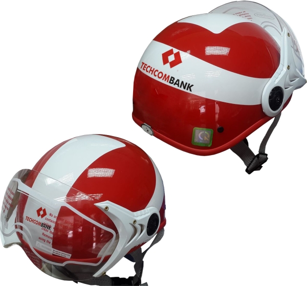 Advertising logo printed helmets