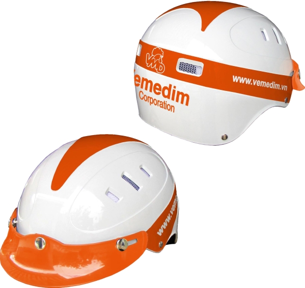 Advertising logo printed helmets