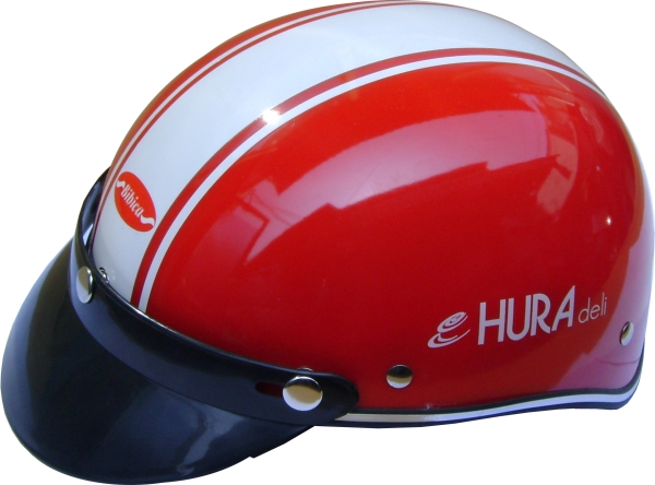 Advertising logo printed helmets