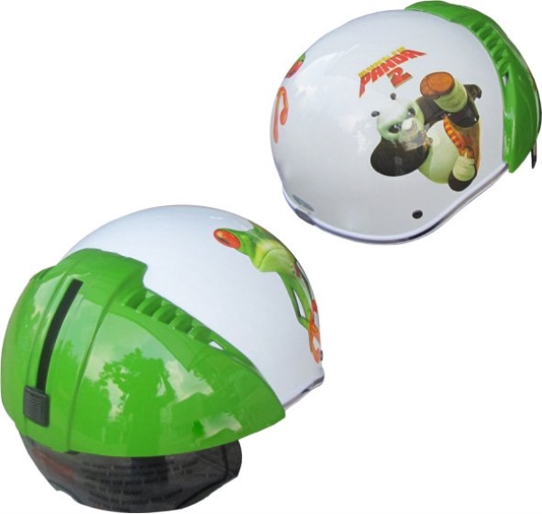 Advertising logo printed helmets of kid