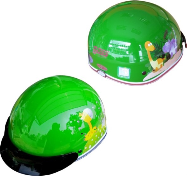 Advertising logo printed helmets of kid