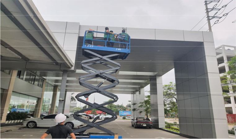 Cleaning service at Bac Ninh Toyota