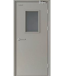 Fireproof steel door