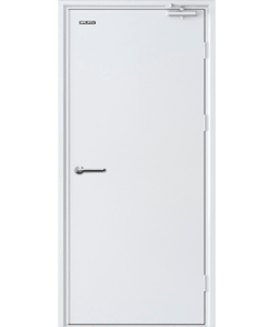 Fireproof steel door