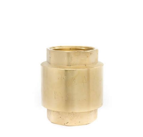 Spring check valve