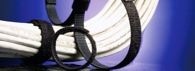 Hook and loop cable tie