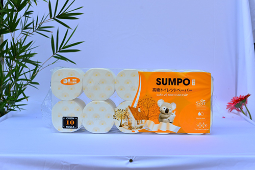 Sumpo toilet paper, 10 rolls