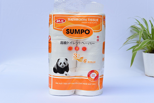Sumpo toilet paper, 6 rolls
