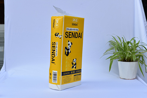 Sendai yellow large pack tissue