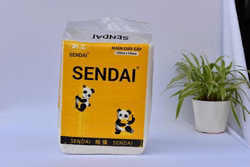 Sendai yellow small pack tissue