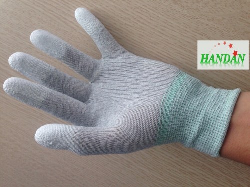 Carbon PU coated gloves