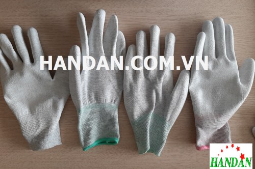 Carbon PU palm gloves
