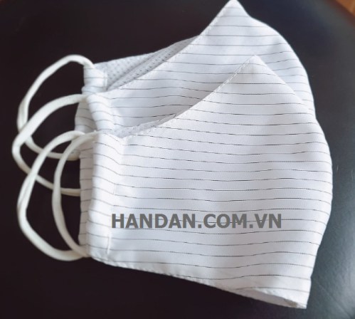 ESD cloth mask for clean room